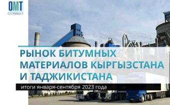 Рынок битумных материалов Кыргызстана и Таджикистана